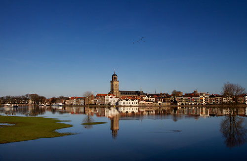Foto van de IJssel bij Deventer