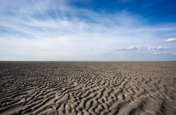 Foto van het wad, Rottumeroog